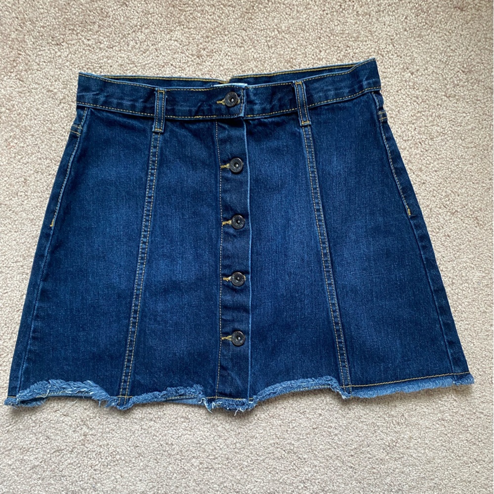 Forever 21 Dark Blue Denim Skirt